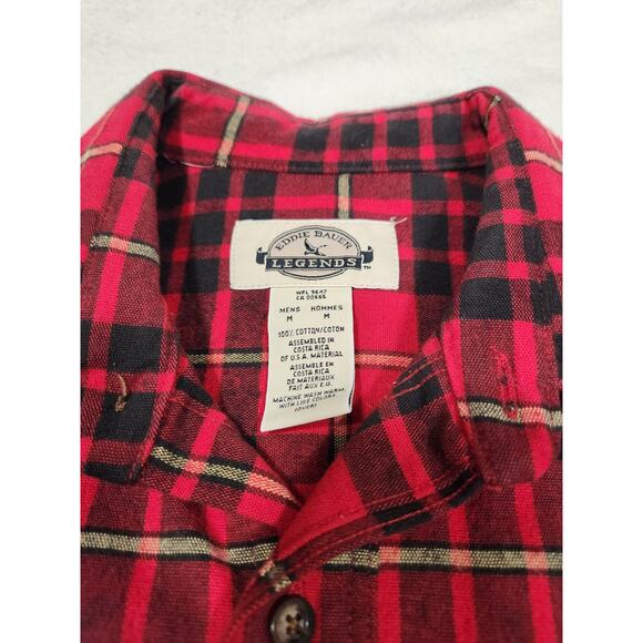 Eddie Bauer Legends vintage mens hunting flannel shirt size medium thick flannel - Picture 5 of 7